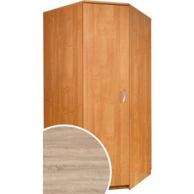   SZN sarok gardróbszekrény 1 ajtó tükör nélkül - Világos Sonoma tölgy