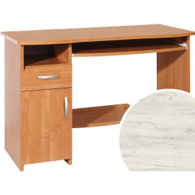 Kier számítógépasztal - Fehér tölgy