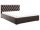 ST1 kárpitozott ágykeret 140x200 - Sötétbarna