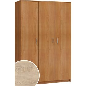 Szafa gardróbszekrény 3 ajtó - Endgrain tölgy