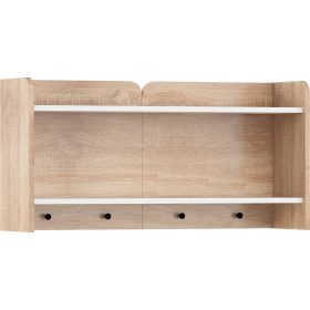 Dolce előszobafal - Világos Sonoma tölgy - Fehér