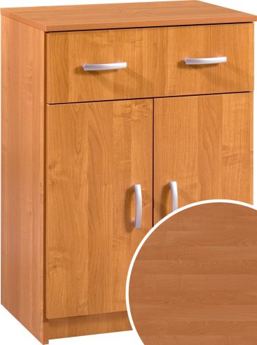 Komód 2 ajtó 1 fiók K-6041S2D - Éger