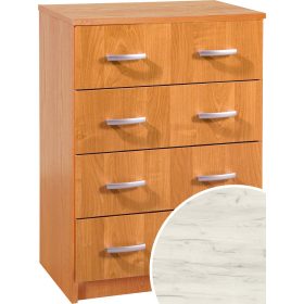 Komód 4 fiók K-6044S - Fehér tölgy