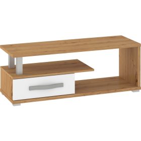 Angel TV-állvány 1 ajtó - Artisan tölgy - Fehér