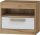 Maximus éjjeliszekrény 1 fiók - Arany tölgy - Fehér tölgy