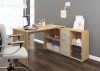 Beat P íróasztal kombináció jobbos - Cremona tölgy - Granada mandula