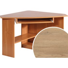 Caren sarok számítógépasztal balos - Cremona tölgy