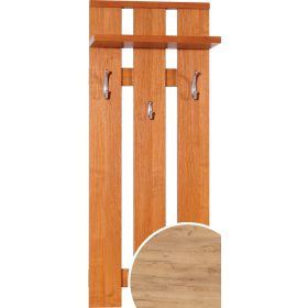 Barcelona előszobafal fogasokkal - Arany tölgy