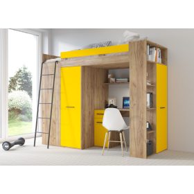 Verana galériaágy balos - Arany tölgy - Sárga