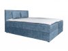 Atos ágyneműtartós boxspring ágy 180x200 - Világoskék