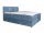 Atos ágyneműtartós boxspring ágy 180x200 - Világoskék