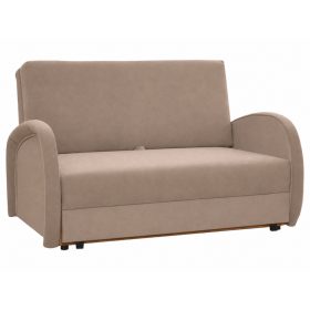 KJ-2-PS fotelágy ágyneműtartóval - Világosbarna