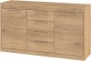 Maximus komód 2 ajtó 4 fiók - Cremona tölgy