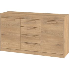 Maximus komód 2 ajtó 4 fiók - Cremona tölgy