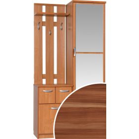   Barcelona 100 LUX előszoba szekrény tükörrel - Wallis szilva