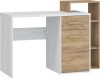 Rio íróasztal 1 ajtó 1 fiók jobbos - Fehér tölgy - Arany tölgy