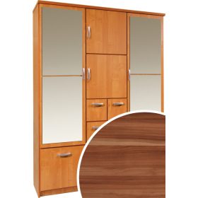   Barcelona 150 Z előszoba szekrény tükörrel - Wallis szilva