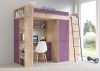Verana galériaágy jobbos - Világos Sonoma tölgy - Lila