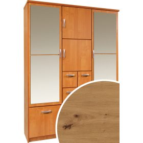   Barcelona 150 Z előszoba szekrény tükörrel - Artisan tölgy