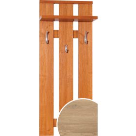 Barcelona előszobafal fogasokkal - Cremona tölgy