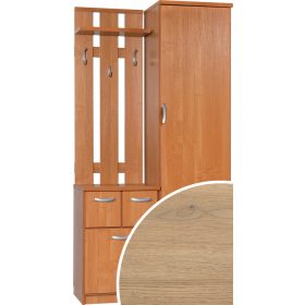   Barcelona 100 LUX előszoba szekrény tükör nélkül - Cremona tölgy