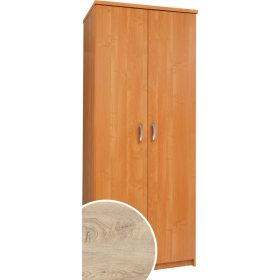 Slavia 80B gardróbszekrény 2 ajtó - Endgrain tölgy