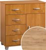 Komód 1 ajtó 4 fiók KN-8044S1D - Arany tölgy