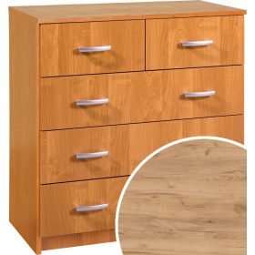 Komód 5 fiók K-8045S - Arany tölgy
