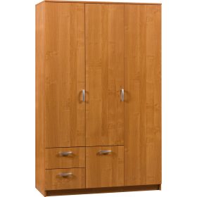   Wenecja 2 gardróbszekrény 3 ajtó 2 fiók tükör nélkül - Éger