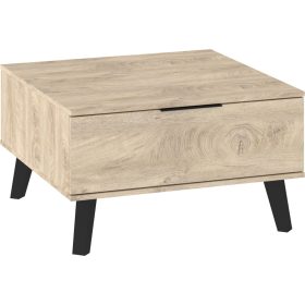 Sven kicsi dohányzóasztal 2 ajtó - Endgrain tölgy