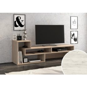 Oregon TV-állvány balos - Fehér tölgy