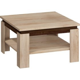   Alfa dohányzóasztal - Világos Sonoma tölgy - Sötét Sonoma tölgy