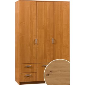   Wenecja 2 gardróbszekrény 3 ajtó 2 fiók tükör nélkül - Artisan tölgy