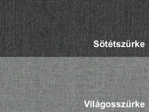 Milán kanapéágy ágyneműtartóval - Sötétszürke