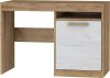 Maximus íróasztal 1 ajtó - Arany tölgy - Fehér tölgy