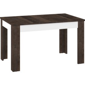 Hybrid kihúzható étkezőasztal - Grange tölgy - Fehér