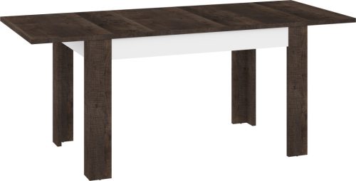 Hybrid kihúzható étkezőasztal - Grange tölgy - Fehér