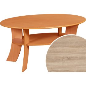 Eclipse 3D dohányzóasztal - Világos Sonoma tölgy