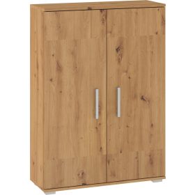 Solar alacsony könyvespolc 2 ajtó - Artisan tölgy