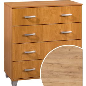 Komód 4 fiók KN-8044S - Arany tölgy