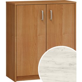 Komód 2 ajtó K1-2D - Fehér tölgy