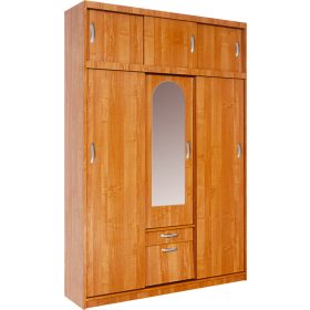   Aleksander 2 Z tolóajtós gardróbszekrény tükörrel - Éger