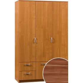   Wenecja 2 gardróbszekrény 3 ajtó 2 fiók tükör nélkül - Wallis szilva