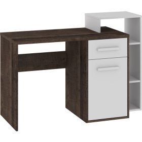   Rio íróasztal 1 ajtó 1 fiók jobbos - Grange tölgy - Fehér