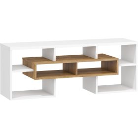 Rio TV-állvány - Burgundy tölgy - Fehér