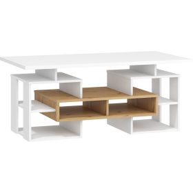 Rio dohányzóasztal W - Artisan tölgy - Fehér