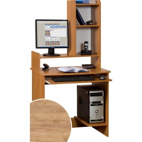 Medium Max számítógépasztal magasítóval - Arany tölgy