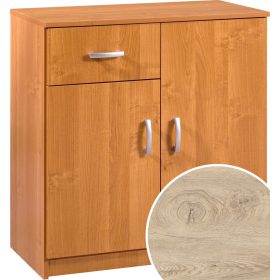 Komód 2 ajtó 1 fiók K-8041S2D - Endgrain tölgy