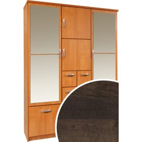   Barcelona 150 Z előszoba szekrény tükörrel - Grange tölgy