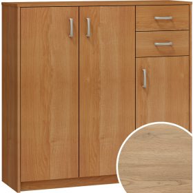 Komód 3 ajtó 2 fiók K2-3D-2S - Cremona tölgy